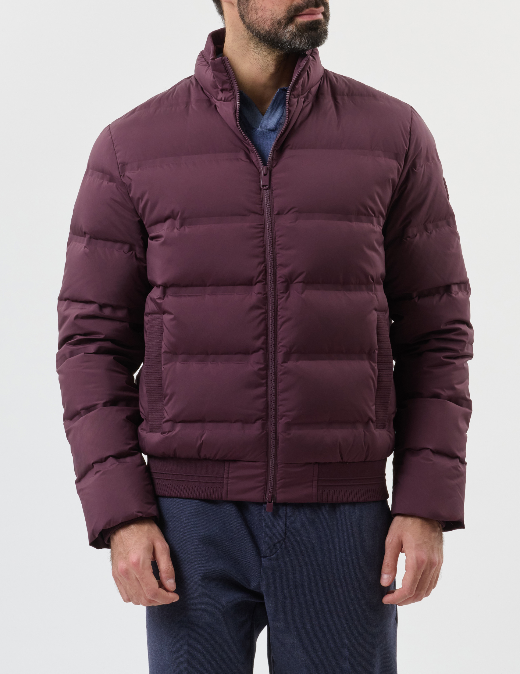 

Пуховик, Бордовый