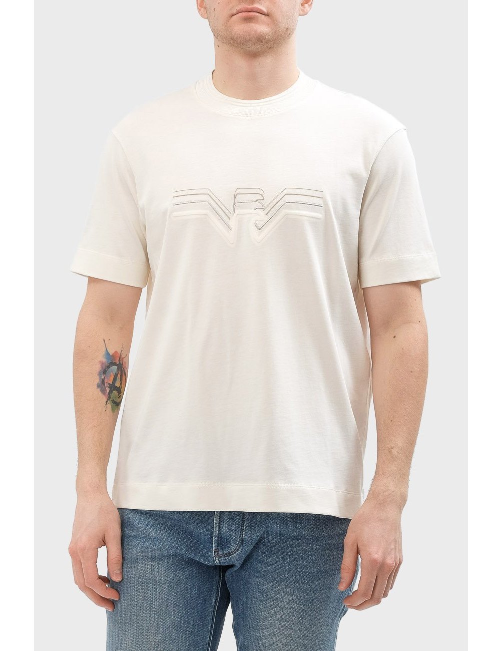 

Футболка, Молочный;белый