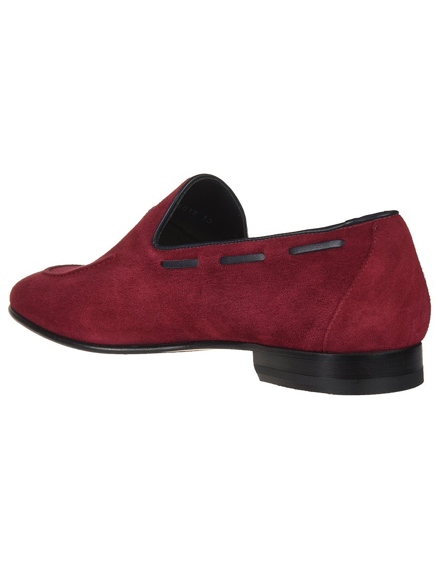 мужские бордовые Лоферы Pellettieri di Parma 395012-03-99_bordo - фото-2