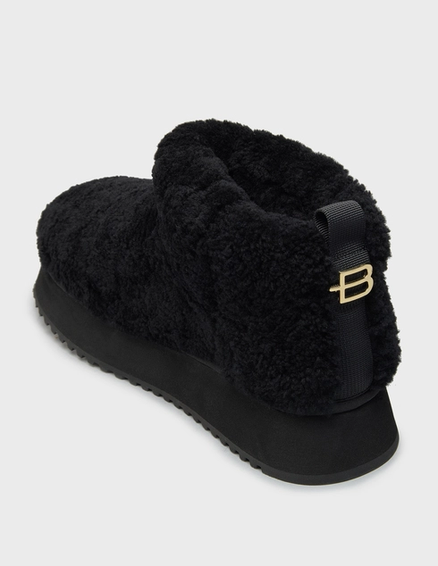 женские черные Угги Baldinini D6B242A1MONT-0000_black - фото-2