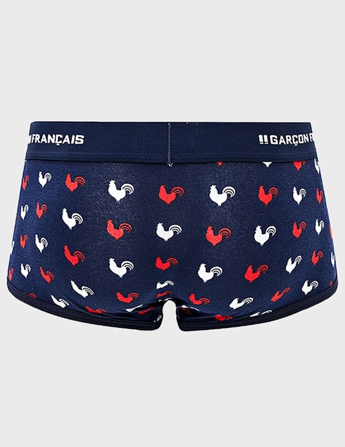 Garcon Francais Shorty18-Tricolore-coqs-blue фото-2