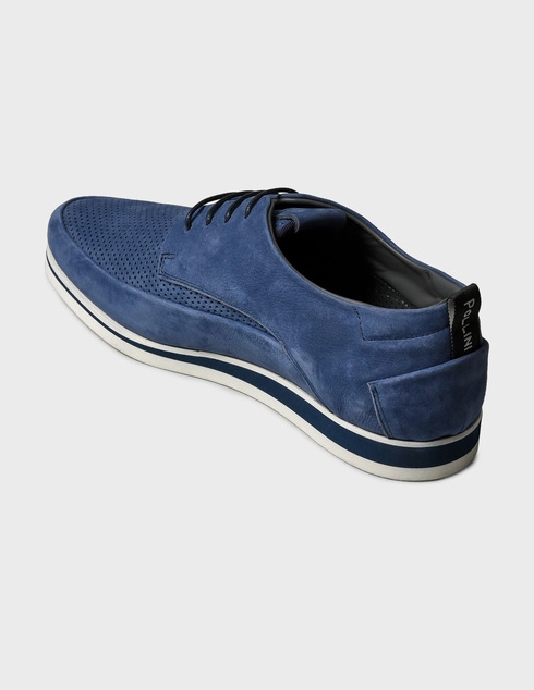 мужские синие Туфли Pollini POL750BLU-blue - фото-2