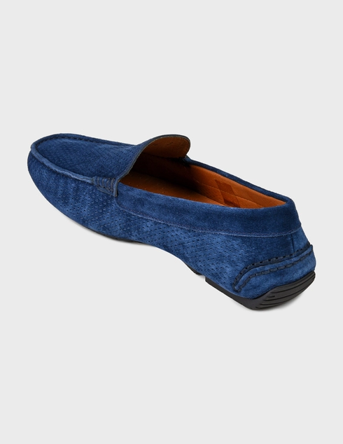 мужские синие Мокасины Fratelli Rossetti S28140-24206-blue - фото-2