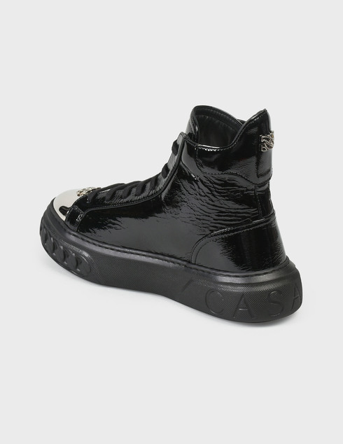 женские черные Ботинки Casadei 128-black - фото-2