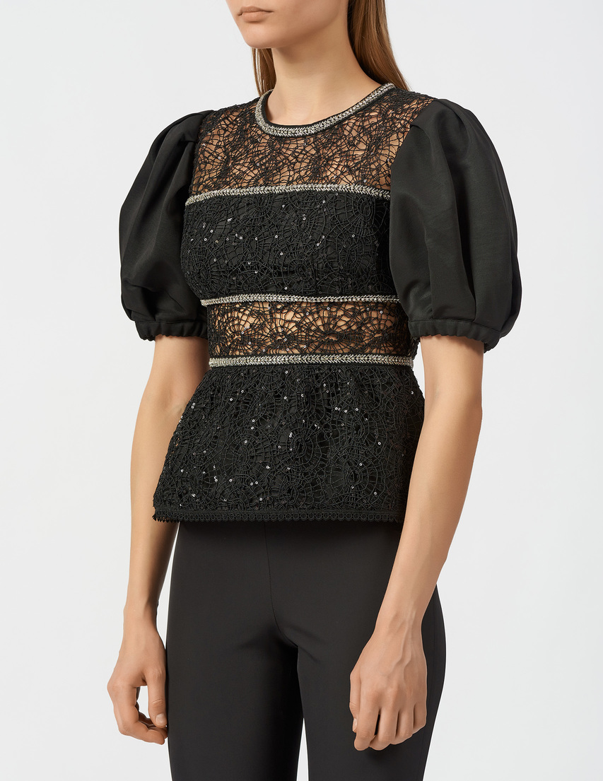 Self-Portrait Self-SS20-RS20-133-black фото-2