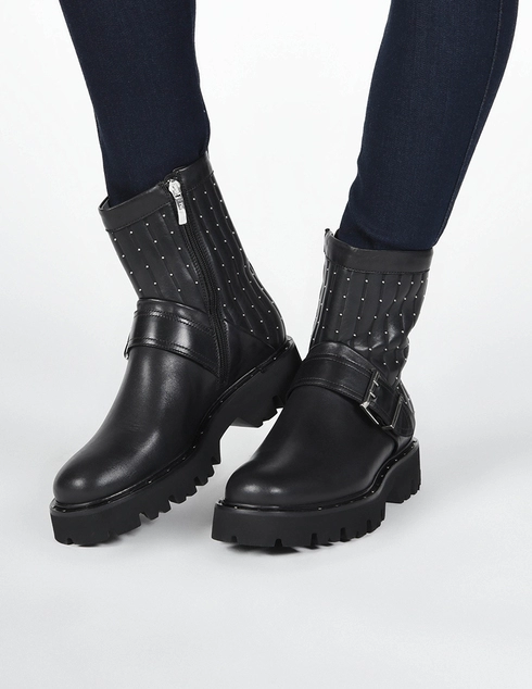 черные Ботинки 4US Cesare Paciotti D16_black