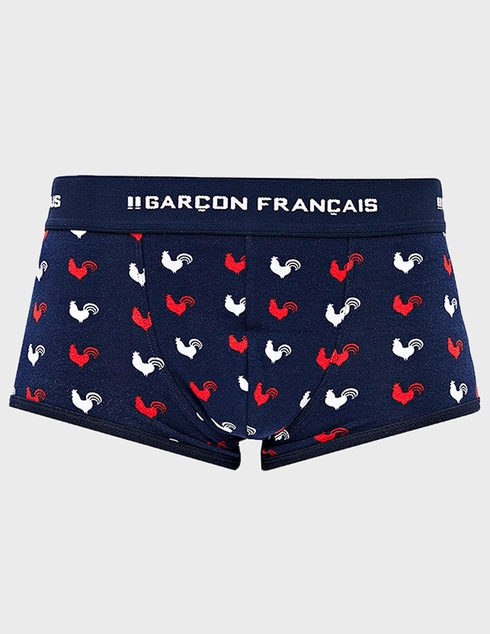 Garcon Francais Shorty18-Tricolore-coqs-blue фото-1