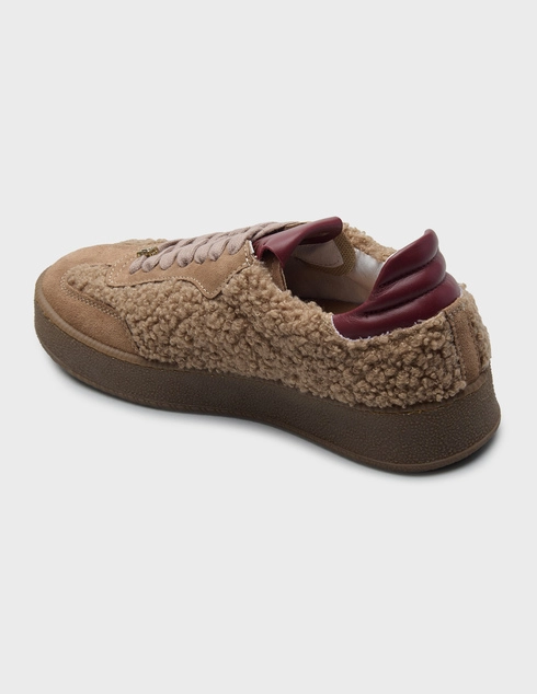 женские бежевые Кеды Meline 525-SBT_beige - фото-2