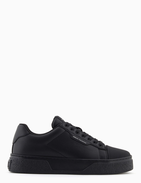 мужские черные кожаные Кеды Armani Exchange XM001666AF31308-UC001 - фото-5