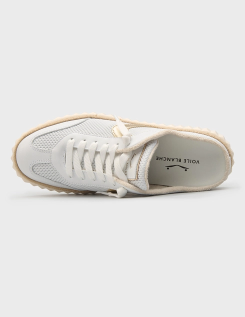 белые женские Кеды Voile Blanche 9088-gold_white 18909 грн