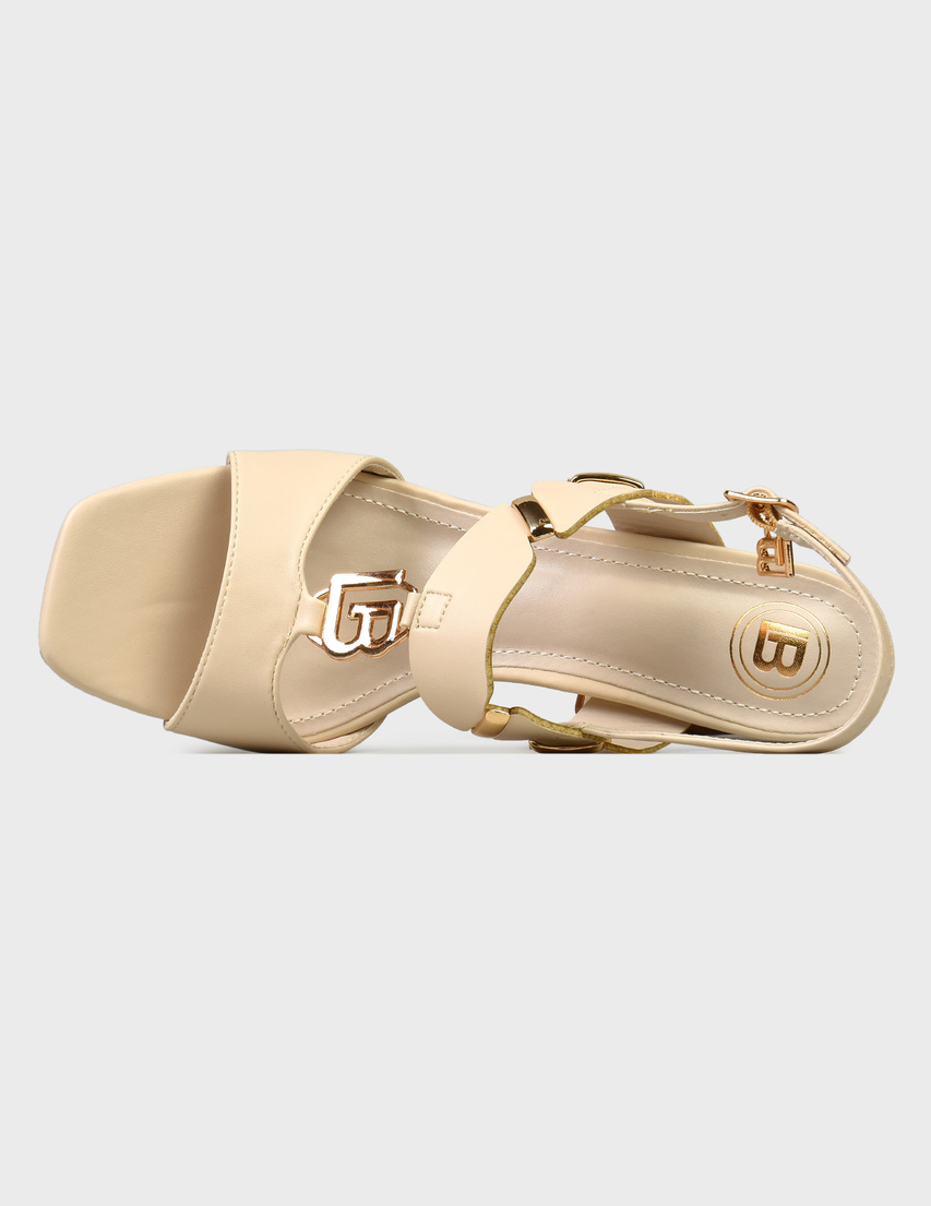 бежевые женские Босоножки Laura Biagiotti 8109-crema_beige 4844 грн