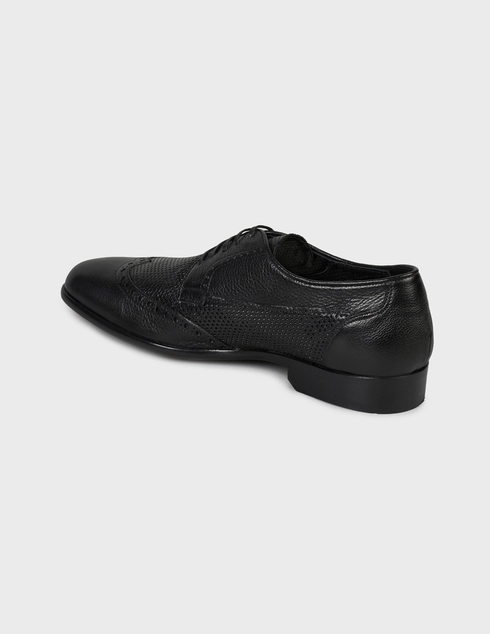 мужские черные Броги Mario Bruni 62855-black - фото-2