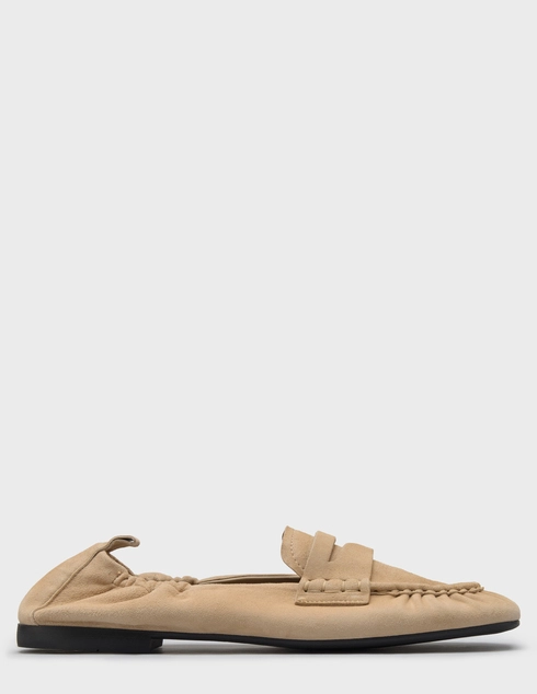 женские бежевые замшевые Лоферы Copenhagen  cph885bge_beige - фото-5