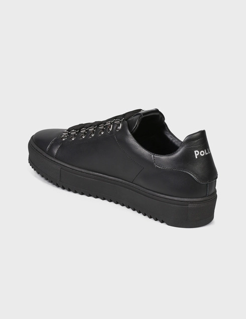 мужские черные Кеды Pollini POL-PB02-black - фото-2