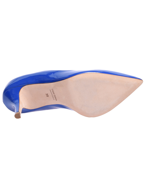 женские синие лакированные Туфли Sergio Levantesi 1217_blue - фото-5