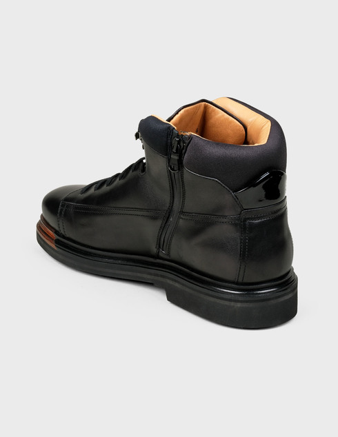 мужские черные Ботинки Santoni Sant-MCHM15223JW1VDIDN51-black - фото-2