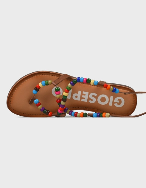 коричневые женские Сандалии Gioseppo 66032-P-multicolor-brown 3664 грн