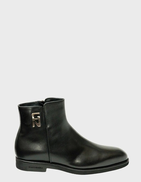 мужские черные кожаные Ботинки Giampiero Nicola 41224 - фото-5