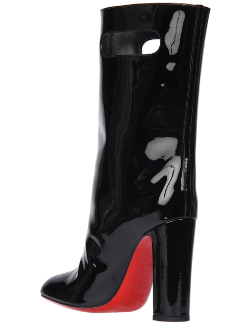 женские черные Полусапоги Christian Louboutin CL100BLK_black - фото-2