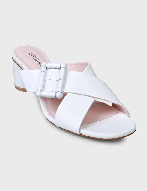 белые Мюли Anna Baiguera AB-SS20-Annalena-21783-Natur-white