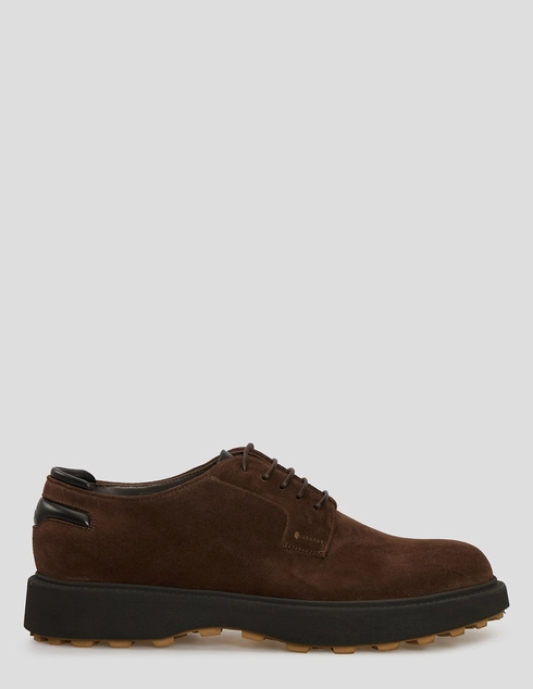мужские коричневые замшевые Дерби Fabi FU1216B-56068_brown - фото-5