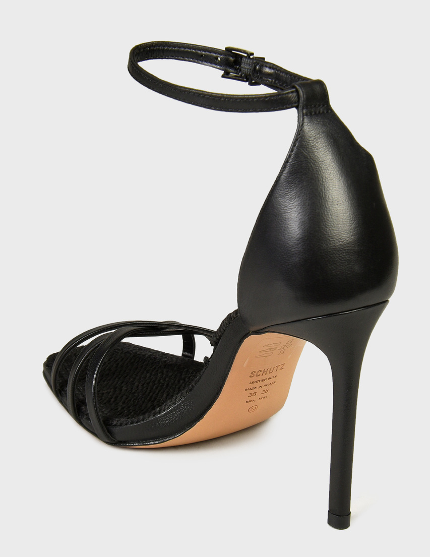женские черные Босоножки Schutz 20851_black - фото-2