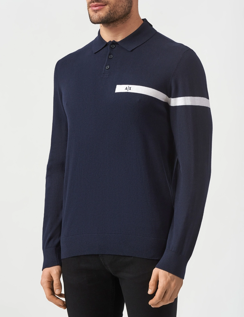 Джемпер Armani Exchange 6HZM1G-ZML5Z-2554-blue_136262 (Темно-синій