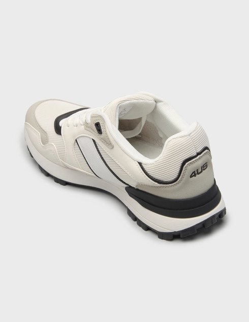 мужские белые Кроссовки 4US Cesare Paciotti SNOOZE-R_white - фото-2