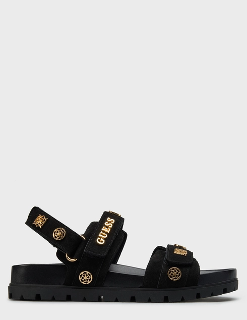 женские черные  Сандалии Guess FLPFLOESU03_black - фото-5