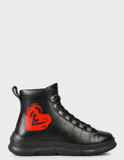 женские черные Ботинки Love Moschino JA15514G0DIE0000 - фото-7