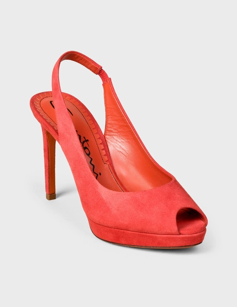 коралловые Босоножки Santoni WHWL57189HX2RMGDR44-coral