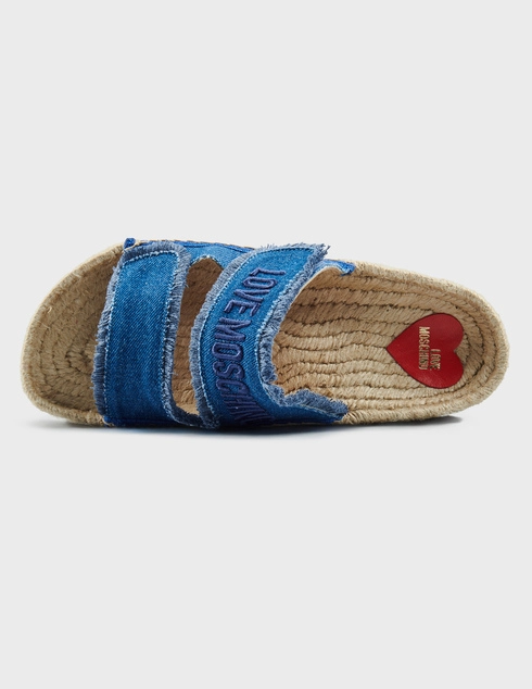 синие женские Шлепанцы Love Moschino JA28383G0MJO5700_blue 11466 грн