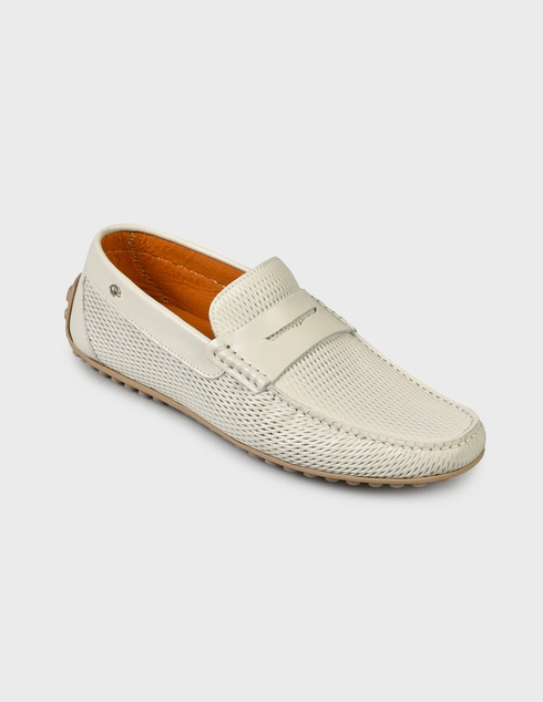 белые Мокасины Dino Bigioni DB-9887-beige