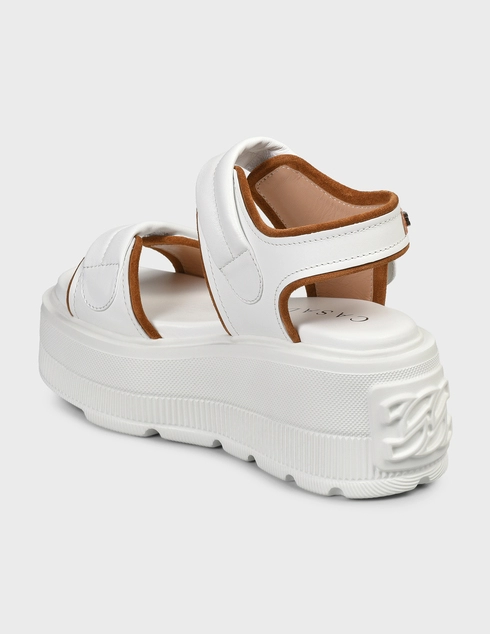 женские белые Босоножки Casadei AGR-943-white - фото-2
