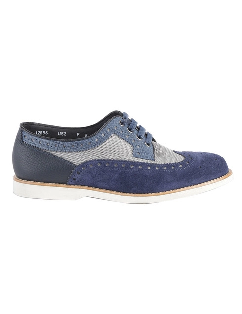 синие Броги Santoni S12896