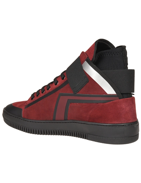 мужские бордовые Кеды Lea-Gu LG56-M344BRD_bordo - фото-2