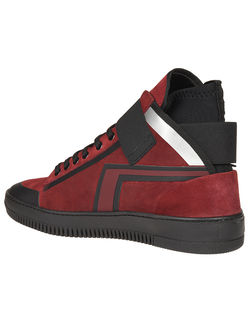 мужские бордовые Кеды Lea-Gu LG56-M344BRD_bordo - фото-2
