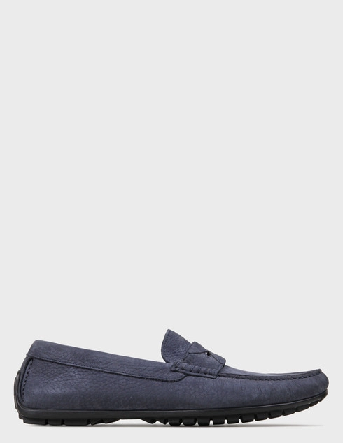 мужские синие нубуковые Мокасины Dolce & Gabbana DG10-23-03-19-blue - фото-5