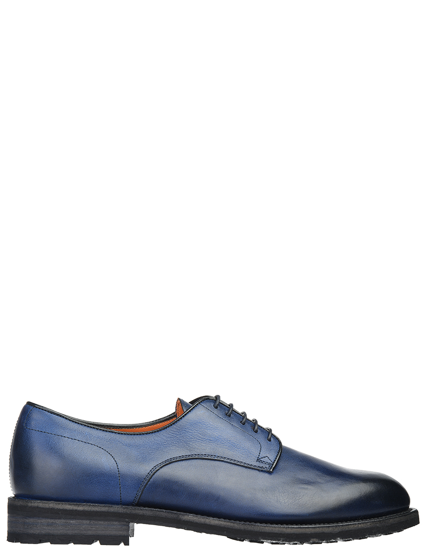 Мужские дерби Santoni S14272-39_blue