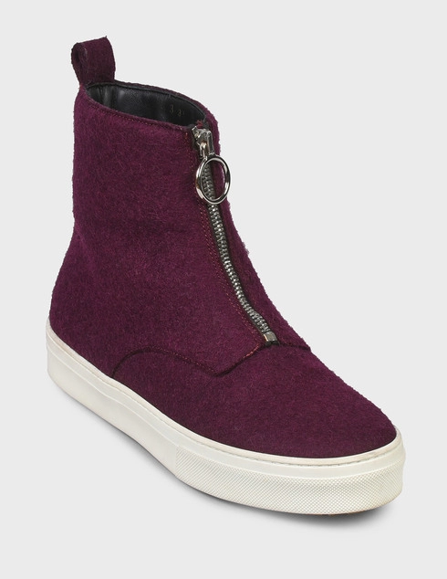 бордовые Ботинки Celine 4650-bordo