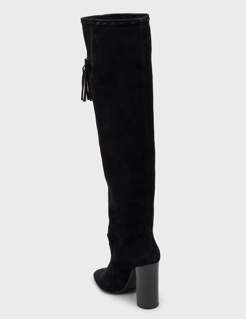 женские черные Ботфорты Saint Laurent 529337-1000_black - фото-2