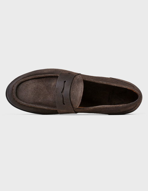 мужские коричневые замшевые Туфли Vittorio Virgili 20EVU1033A - фото-5
