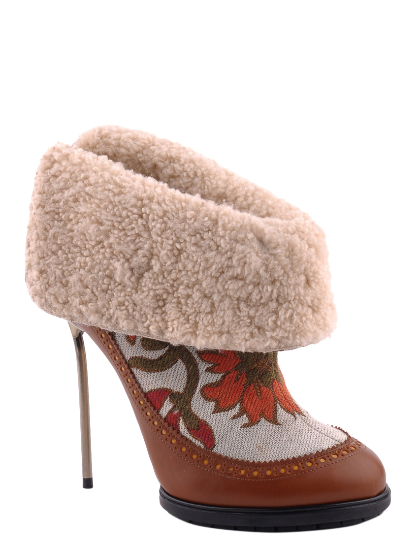 

Ботильоны, Коричневый