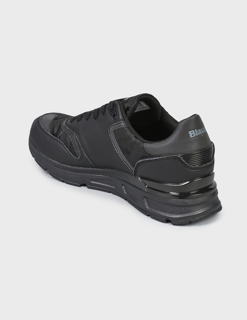 мужские черные Кроссовки Blauer 01-CAM-black - фото-2
