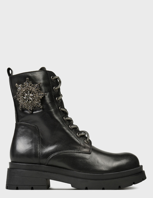 женские черные кожаные Ботинки Tosca Blu SF2353S322_black - фото-5