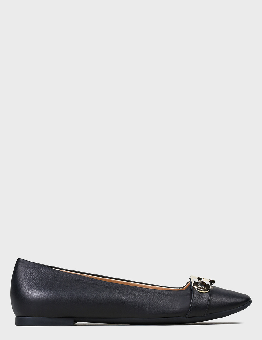 женские черные Балетки Furla YC82FUC - фото-2