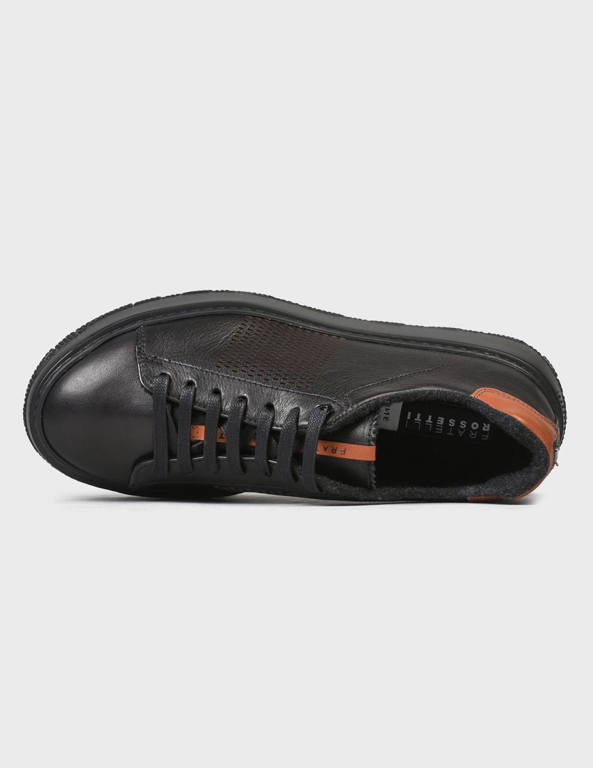 черные мужские Кеды Fratelli Rossetti S46398-black 10290 грн
