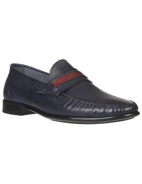 синие Лоферы Giulio Moretti 8761-SAF-blunotte_blue