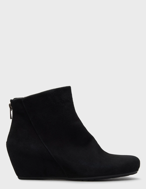 женские черные замшевые Ботильоны Pas De Rouge H610_black - фото-5