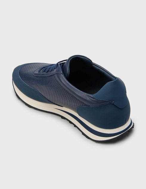 мужские синие Кроссовки Giampiero Nicola 45607_blue - фото-2